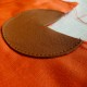 Coins de sacs simili glitter noir