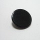 Bouton plat noir 14 mm