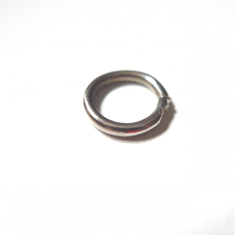 Fermoir Mousqueton tournant avec anneau ouvert 19 mm, Argent 925