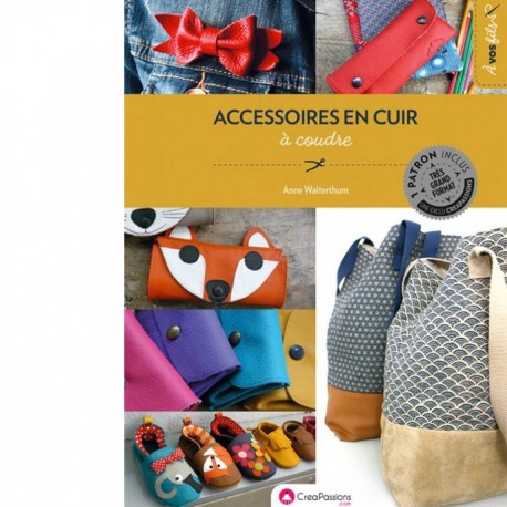 Livre accessoires en cuir à coudre