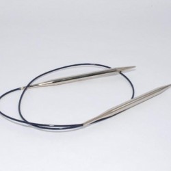 Aiguilles circulaires 80 cm laiton
