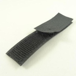 Velcro noir 20 mm