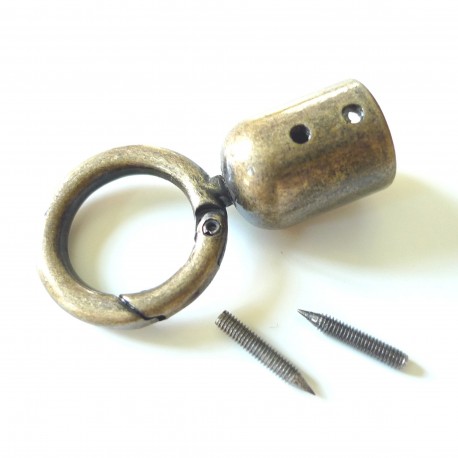 EMBOUT CORDON 12X7 MM DORÉ