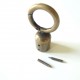 Mousqueton embout cordon bronze