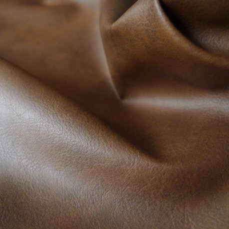 Simili cuir Club marron  Tissus