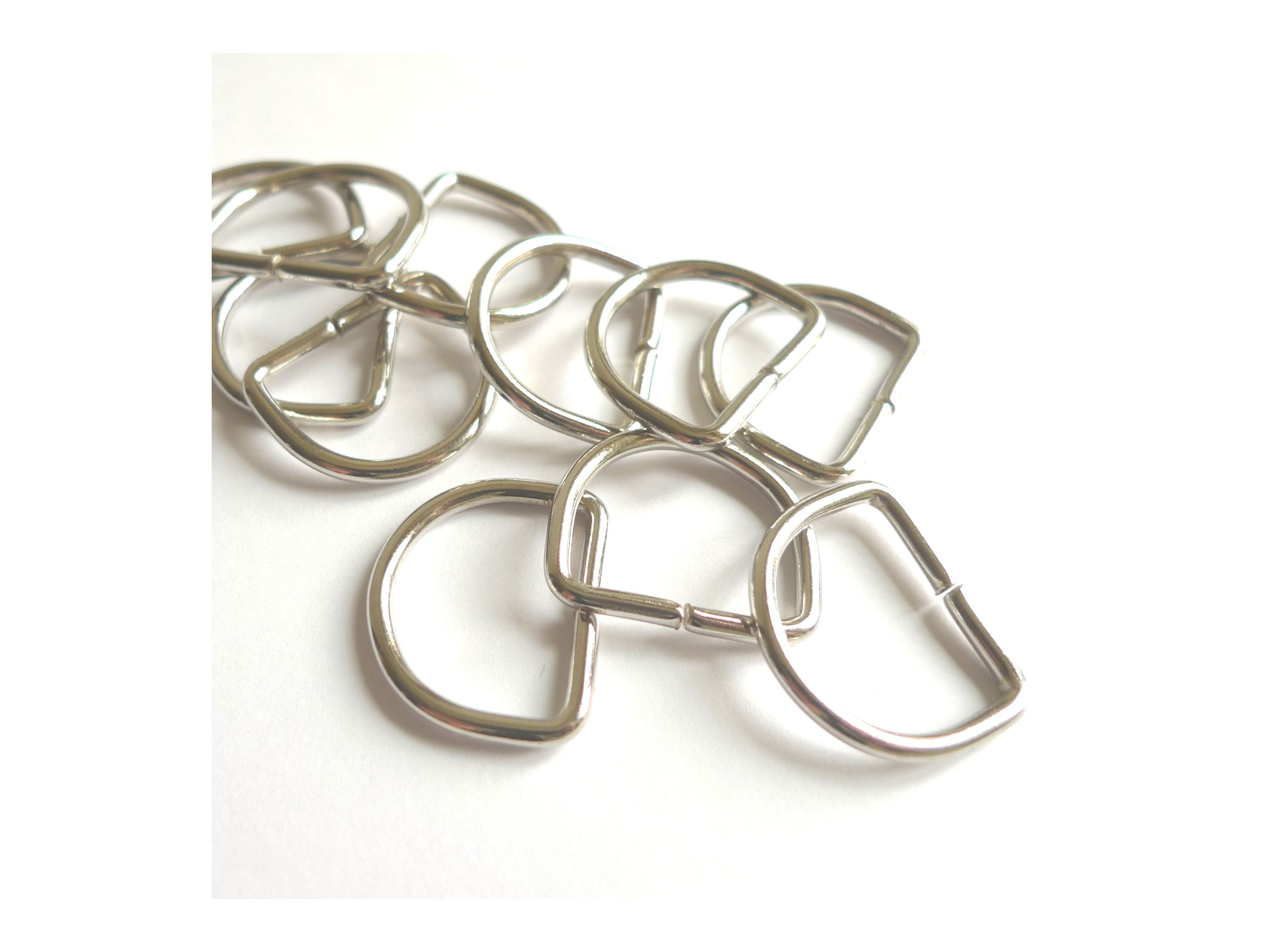 20 mm Noir Lot de 10 Boucles Coulissantes pour Sangle Polypropylene.