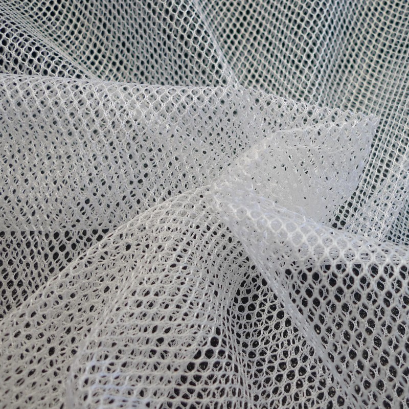 Fil élastique blanc de 2.5mm recouvert de tissu en vente au mètre