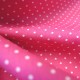 Tissu fushia petits pois