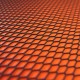 Coupon impression 3 D Grid orange