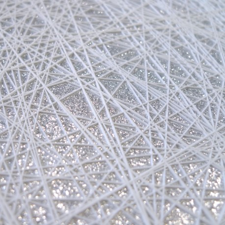Coupon impression 3D SKY argent paillette