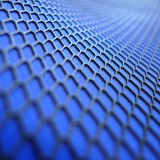 Coupon impression 3D Grid bleu roi