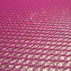 Coupon impression 3D Grid rose glitter argent