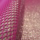 Coupon impression 3D Grid rose glitter argent