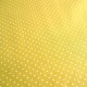Tissu coton petits pois jaune
