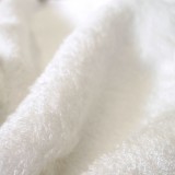 Tissu éponge Bébé Bambou blanc