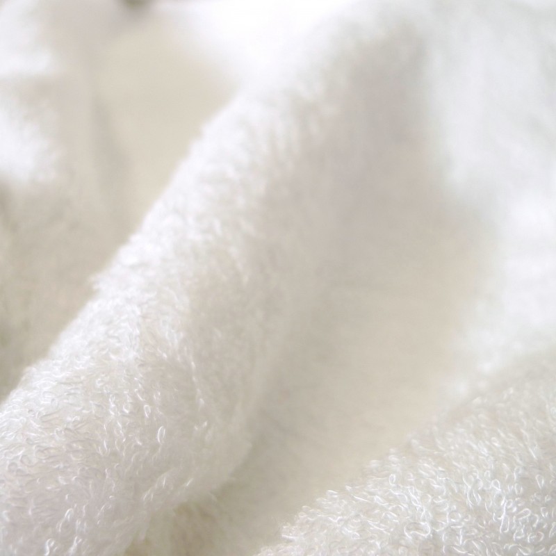 Tissu éponge Bébé Bambou blanc - Tissus