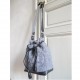 Tissu laine bouillie gris clair