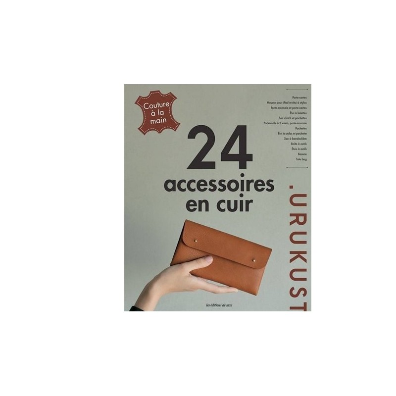 Livre 24 accessoires en cuir - Librairie créative