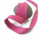 Sangle lurex argent fuchsia