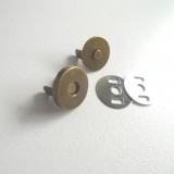 Fermoir mini magnétique bronze