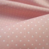 Coton petits pois rose