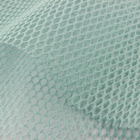Tissu filet coton bio Colors Amande