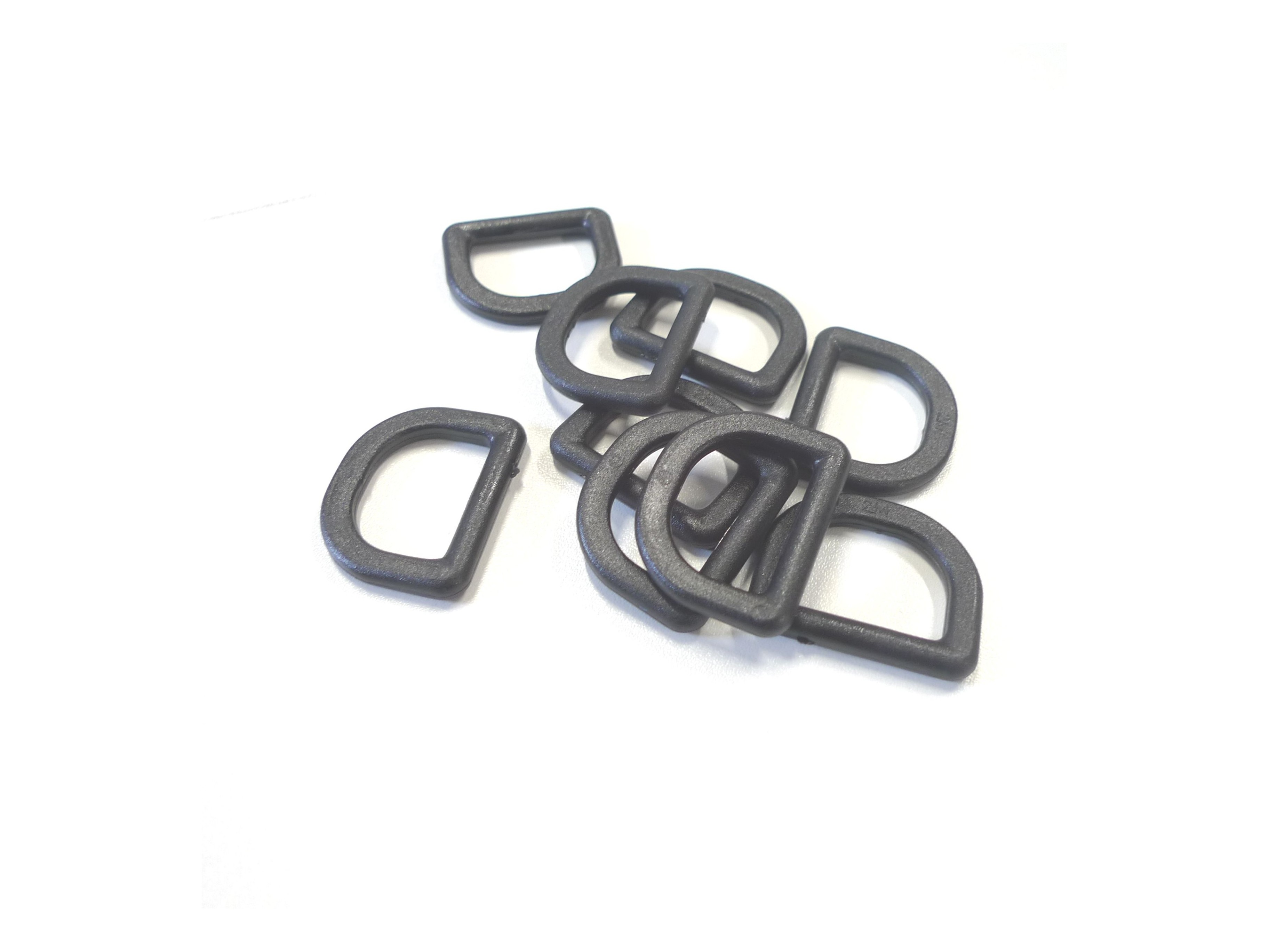Anneau mousqueton rond metallique , diamètre int 25 mm(doré,black,nickel )  | Sacartonne