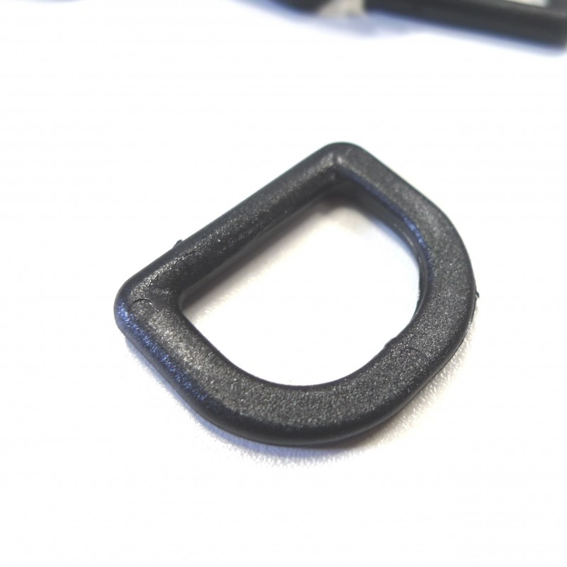 Anneau mousqueton rond metallique , diamètre int 25 mm(doré,black,nickel )  | Sacartonne