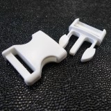 Boucle clip blanc 30 mm