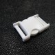 Boucle clip blanc 30 mm