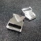 Boucle clip métal nickel 25 mm