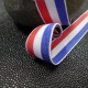Ruban coton tricolore français 25 mm