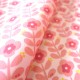 Enduit coton Floral Rose vintage