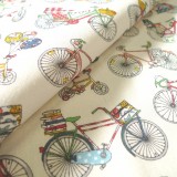 Tissu Bicyclettes Multico