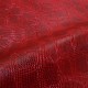 Simili cuir Snake rouge