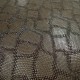 Simili cuir Snake marron