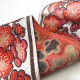 Galon jacquard Cerisier rouge