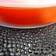 Gros grain 10 mm Orange fluo