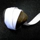 Zip grosse spirale blanche au 10 cm