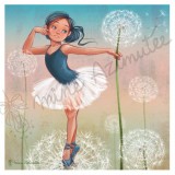 Coupon illustré Danseuse classique