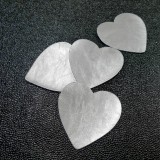 Coeur simili Pixar argent