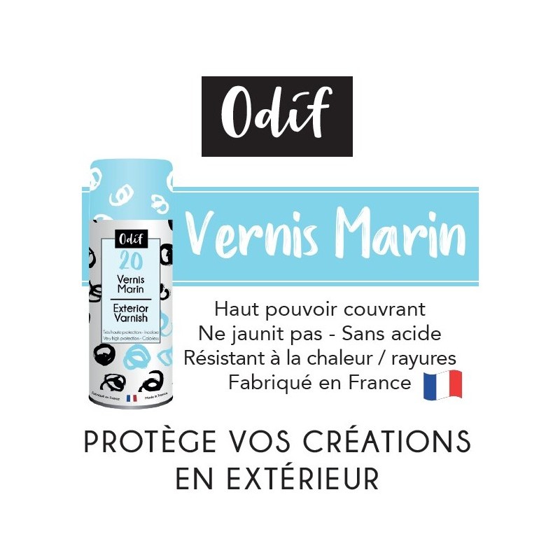 Vernis Marin - résistance UV - aspect brillant