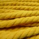 Cordon max coton jaune