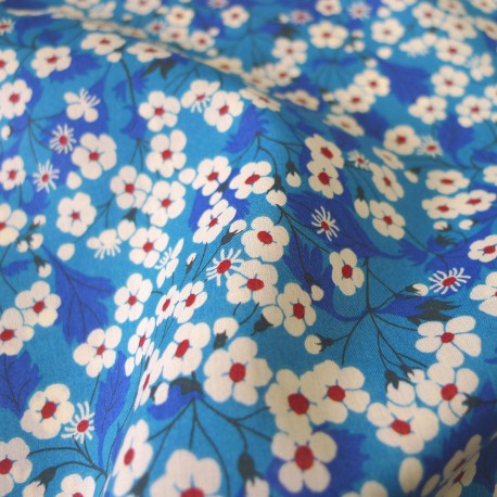 Tissu Liberty Fabrics Tana Lawn@ Mitsi bleu