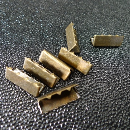 Embout sangle 25 mm bronze