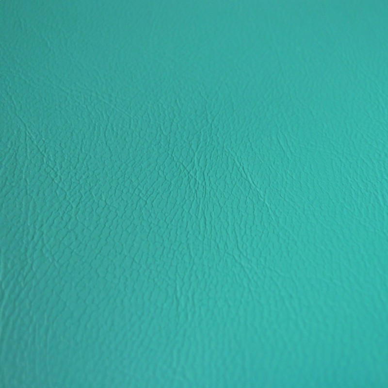 Turquoise en cuir synthétique similicuir recouvert de matériau fr tissu résistant au feu 
