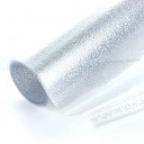 Tissu cristal argent paillettes