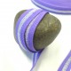 Sangle lurex parme 25 mm