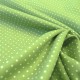 Tissu petits pois vert acide