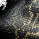 Simili cuir Snake Or
